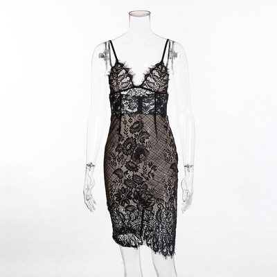 Intim női csipke hálóing fehér és fekete színben