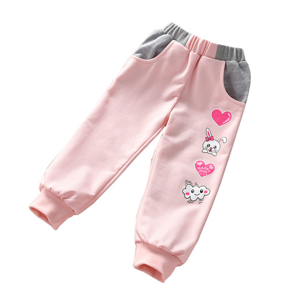 Αθλητικό παιδικό παντελόνι για κορίτσια με εφαρμογή σε διάφορα χρώματα