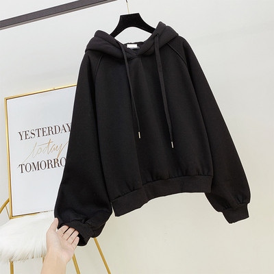 Hétköznapi női pulóver kapucnival több színben