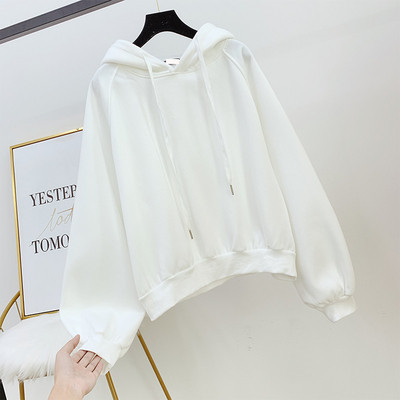 Hétköznapi női pulóver kapucnival több színben