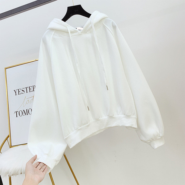 Hétköznapi női pulóver kapucnival több színben