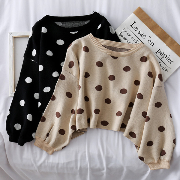 Női blúz széles modell három színben O-nyakkal