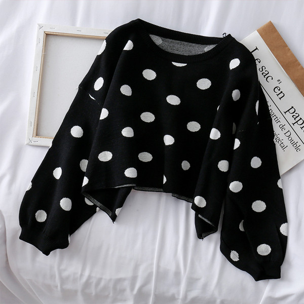 Női blúz széles modell három színben O-nyakkal