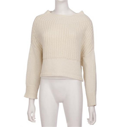 Alkalmi női pulóver csónakos nyakkivágással, három színben