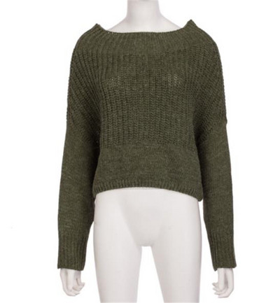 Alkalmi női pulóver csónakos nyakkivágással, három színben