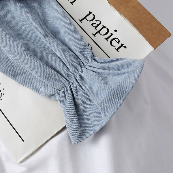 Modern női ing gombokkal és O-nyakú négy színben