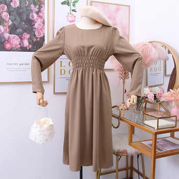 Rochie de dama casual model nou cu nasturi la spate in mai multe culori