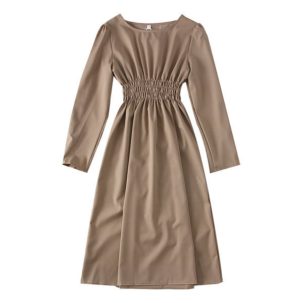 Rochie de dama casual model nou cu nasturi la spate in mai multe culori