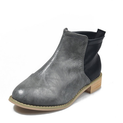 Öko bőrből készült modern női csizma három színben