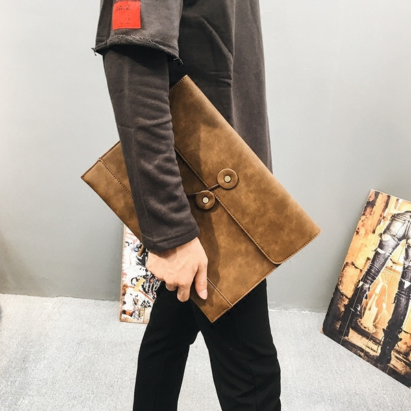 Plic tip geanta barbati moderna in trei culori