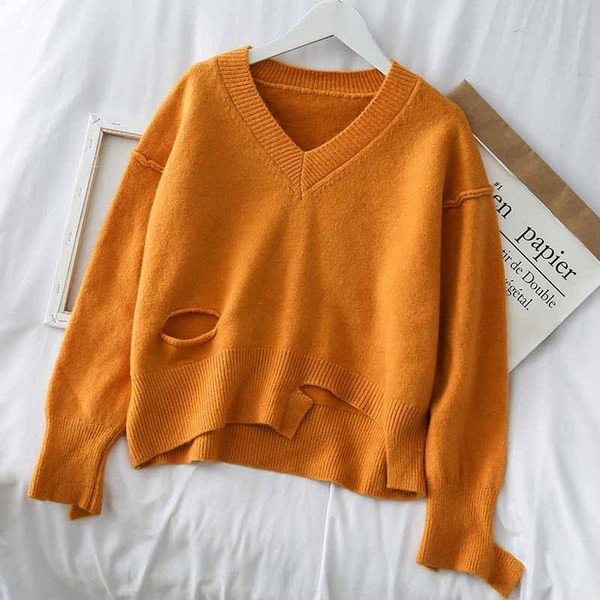 Női blúz több színben V-nyakú, hosszú ujjú