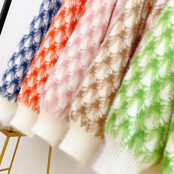 Női alkalmi pulóver O-nyakkal, több színben