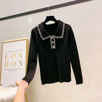 Női blúz gallérral és gombokkal több színben