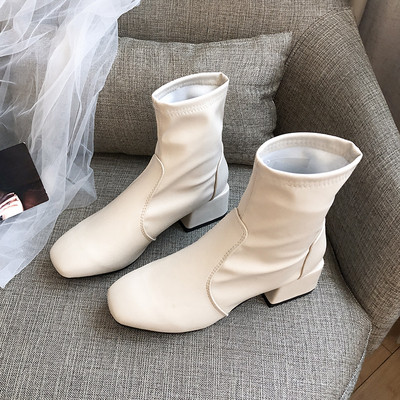 Καθημερινές γυναικειες  μπότες  κλασικό μοντέλο από  οικολογικό δέρμα σε τρία χρώματα