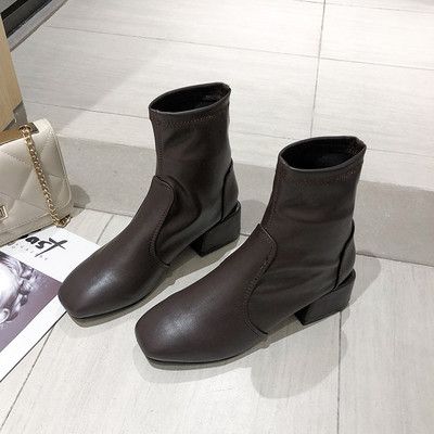 Καθημερινές γυναικειες  μπότες  κλασικό μοντέλο από  οικολογικό δέρμα σε τρία χρώματα