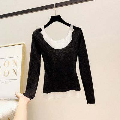 Дамска блуза с дълъг ръкав в няколко цвята