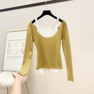 Дамска блуза с дълъг ръкав в няколко цвята