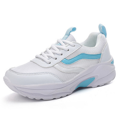 Tenisi casual dama cu sireturi in trei culori