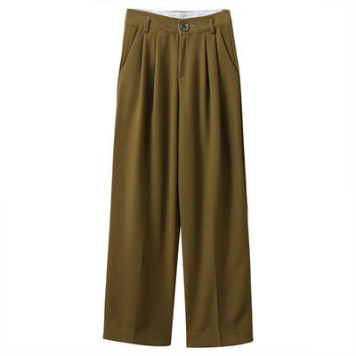 Нов модел дамски панталон с висока талия - широк модел в три цвята