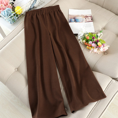 Γυναικείο πλεκτό παντελόνι με υψηλή μέση σε διάφορα χρώματα