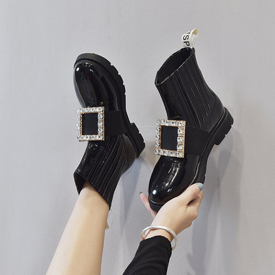 ΝΕΟ μοντέλο γυναικείες  μπότες με πέτρες σε δύο μοντέλα