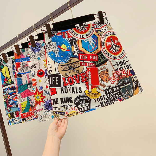 Цветна дамска пола с висока талия - три модела