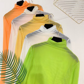 Bluză de damă cu guler polo în mai multe culori diferite