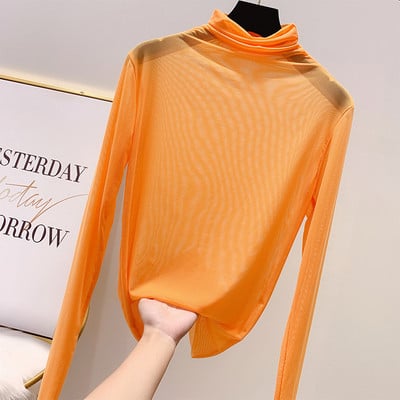 Bluză de damă cu guler polo în mai multe culori diferite