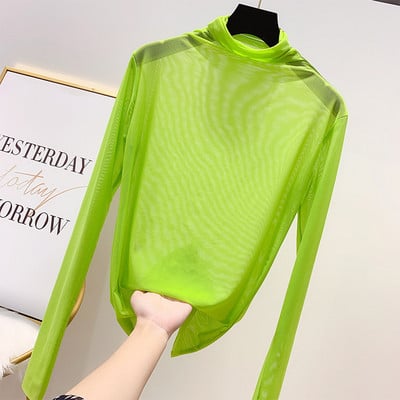 Bluză de damă cu guler polo în mai multe culori diferite