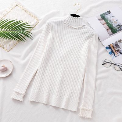 Дамска блуза с поло яка в различни цветове