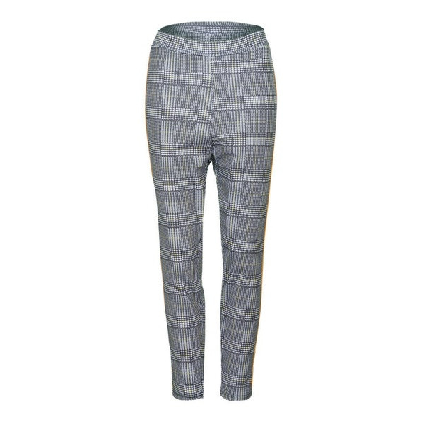 Модерен  дамски панталон с висока талия в два цвята 