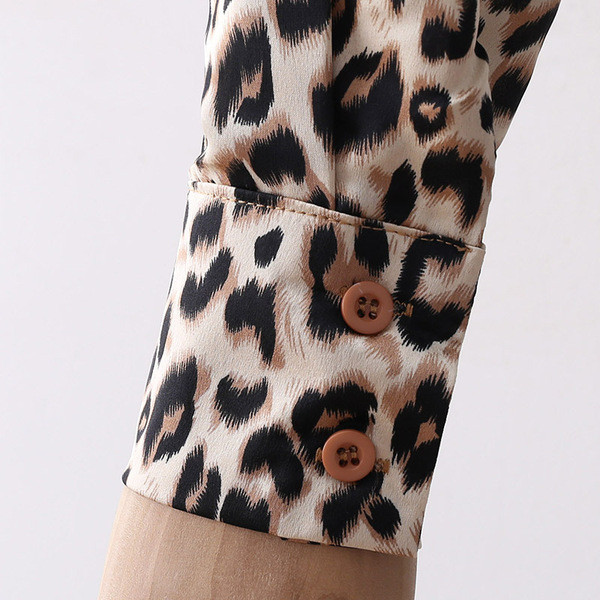 Нов модел дамска риза с животински мотиви в черен и розов цвят