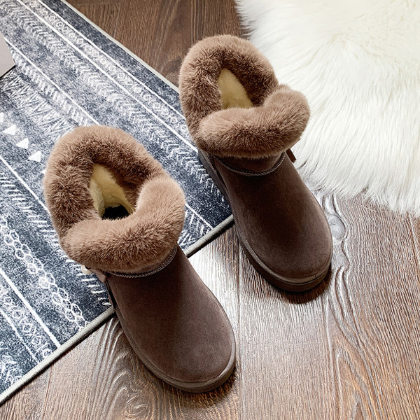 Модерни дамски боти с панделка и мека подплата в няколко цвята 