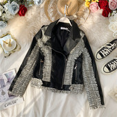 Ежедневно дамско яке с цип и джоб 