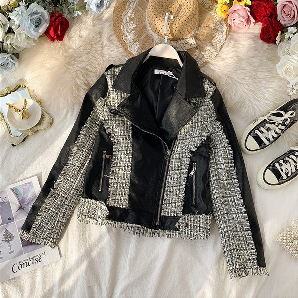 Ежедневно дамско яке с цип и джоб 