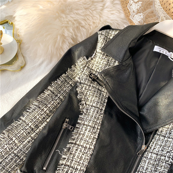 Ежедневно дамско яке с цип и джоб 