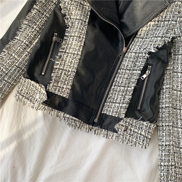 Ежедневно дамско яке с цип и джоб 