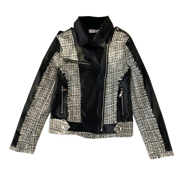 Ежедневно дамско яке с цип и джоб 