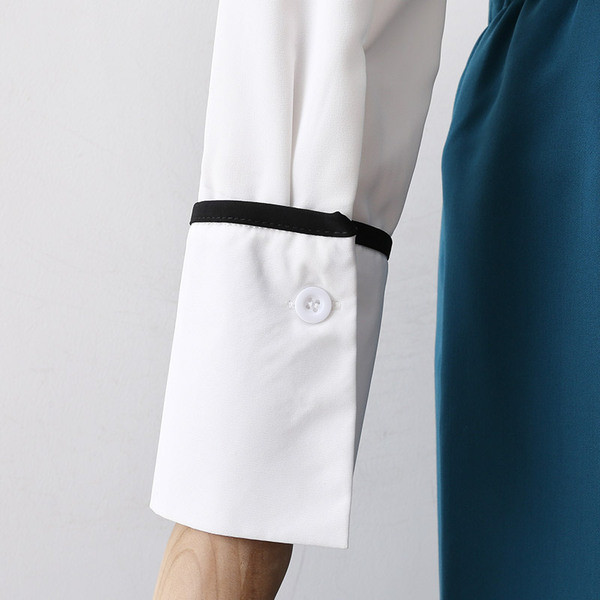 Нов модел ежедневна дамска риза с копчета и шпиц деколте