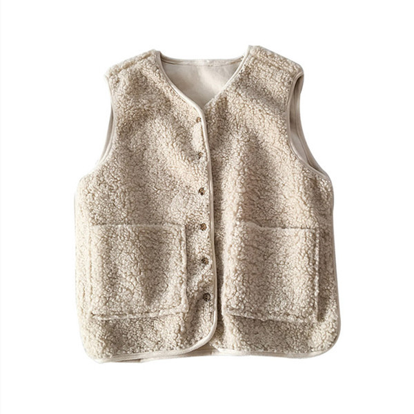 Ежедневен дамски елек в четири цвята с джобове