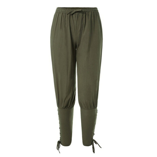 Мъжки панталони тип шалвари с кръстосани връзки