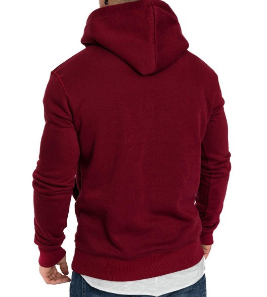 Hanorac casual barbatesc cu buzunar si gluga in diferite culori