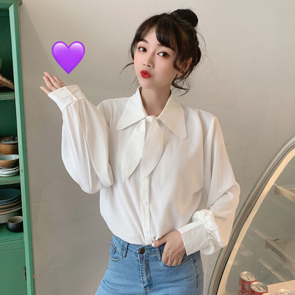 Cămașă modernă de damă în trei culori cu guler clasic