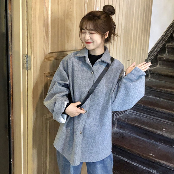 Дамско ежедневно палто в четири цвята широк модел