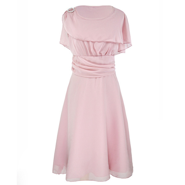 Rochie scurta dama marime mare cu decolteu in mai multe culori