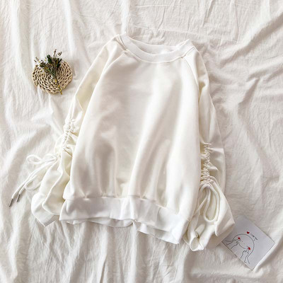Bluza de dama in trei culori cu cravate si decolteu oval