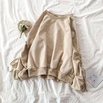 Bluza de dama in trei culori cu cravate si decolteu oval