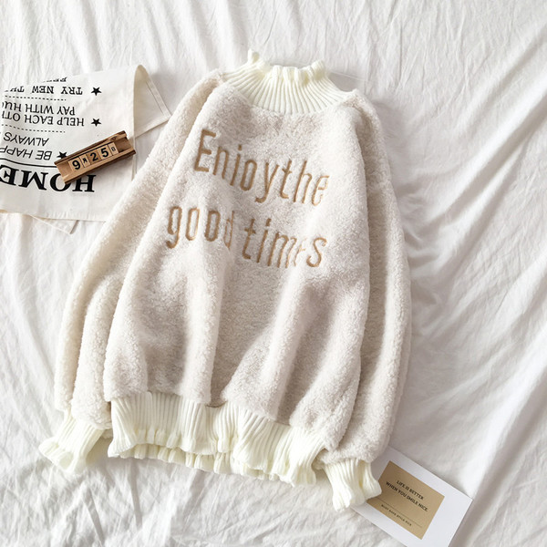 Pulover de dama casual in trei culori cu broderie