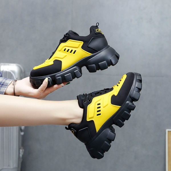 Tenisi casual dama cu talpa aspra in trei culori