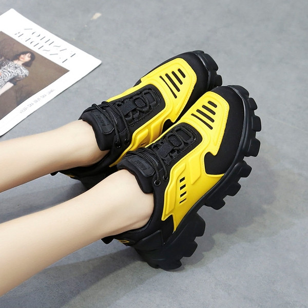 Tenisi casual dama cu talpa aspra in trei culori